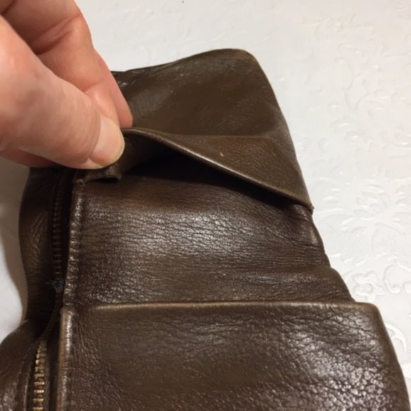 VINTAGE 70's Genuine Deerskin Wallet Coin Purse Combo Western Southwestern SOFT - Picture 4 of 14